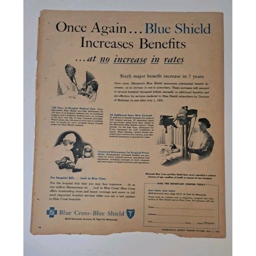 Picture Magazine Minneapolis Sunday Tribune 7/3/1955 Aqua Follies Aqua Dears - Picture 4 of 4